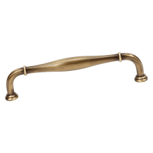 Charlie's 6" Center to Center Traditional Solid Brass Cabinet Handle / Drawer Pull