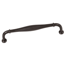 Charlie's 6" Center to Center Traditional Solid Brass Cabinet Handle / Drawer Pull