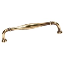 Charlie's 6" Center to Center Traditional Solid Brass Cabinet Handle / Drawer Pull