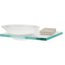 Manhattan Frosted Glass Soap Dish