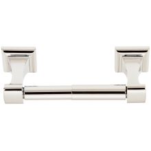 Manhattan Standard Style Double Post Toilet Paper Holder with Spring Bar