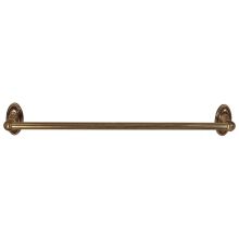 Classic Traditional 24 Inch Wide Towel Bar with 3/4 Inch Diameter Bar