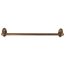 Classic Traditional 24 Inch Wide Towel Bar with 3/4 Inch Diameter Bar