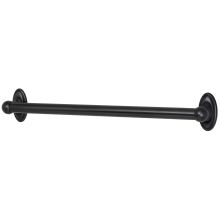 Classic Traditional 24 Inch Wide Towel Bar with 1-1/4 Inch Diameter Bar