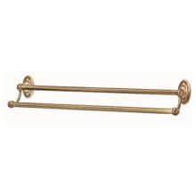 Classic Traditional 24 Inch Wide Double Towel Bar