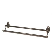 Classic Traditional 24 Inch Wide Double Towel Bar