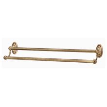 Classic Traditional 30 Inch Wide Double Towel Bar
