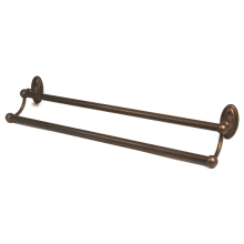 Classic Traditional 30 Inch Wide Double Towel Bar