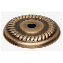 Rope 1-1/4 Inch Diameter Cabinet Knob Backplate