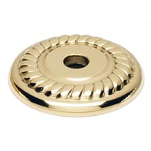 Rope 1 Inch Diameter Cabinet Knob Backplate