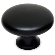 Classic 1-1/2" Round Farmhouse Traditional Smooth Mushroom Solid Brass Cabinet Knob / Drawer Knob