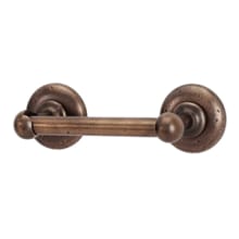 Sierra 6-1/4" Center to Center Luxury Distressed Rustic Swing Arm Solid Bronze Toilet Paper Holder