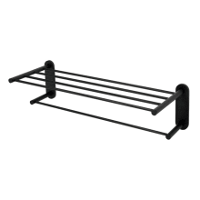 Contemporary I 24 Inch Wide Towel Rack with Bottom Towel Bar