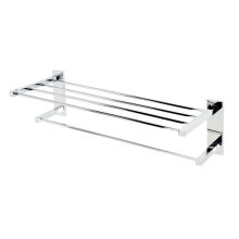 Contemporary II 24 Inch Wide Towel Rack with Bottom Towel Bar