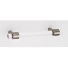 Modern Clear Acrylic 3-1/2" Center to Center Bar Cabinet Pull Cabinet Handle - Concealed Screws