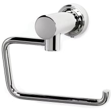 Infinity Single Post Slide On Solid Brass Hook Style Toilet Paper Holder