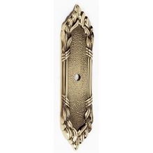 Ribbon & Reed 4-1/4" Solid Brass Traditional Cabinet Knob Backplate