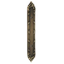 Ribbon & Reed 3-1/2" Center to Center Traditional Oblong Solid Brass Cabinet Pull Backplate