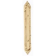Ribbon & Reed 3-1/2" Center to Center Traditional Oblong Solid Brass Cabinet Pull Backplate
