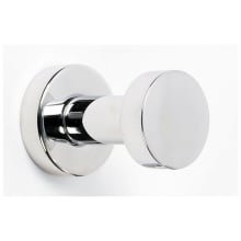 Euro 7/8" Contemporary Single Solid Brass Small Bathroom Robe Hook