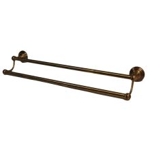 Embassy 30" Wide Classic Traditional Bathroom Double Towel Bar
