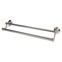 Embassy 30" Wide Classic Traditional Bathroom Double Towel Bar