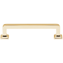 Millennium 4" Center to Center Traditional Solid Brass Cabinet Handle / Drawer Pull