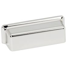 Millennium 3" Center to Center Rectangular Squared Solid Brass Cabinet Cup Pull / Drawer Cup Handle