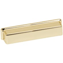 Millennium 5" Center to Center Modern Square Solid Brass Cabinet Cup Pull / Drawer Cup Pull