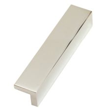 Tab 6" Center to Center Rectangular Linear Solid Brass Surface Mount Cabinet Handle / Drawer Pull