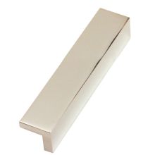 Tab 6" Center to Center Rectangular Linear Solid Brass Surface Mount Cabinet Handle / Drawer Pull
