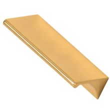 Tab 3-1/2" Center to Center Solid Brass Linear Surface Mount Cabinet Handle / Drawer Pull