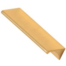 Tab 4" Center to Center Solid Brass Surface Mount Linear Cabinet Handle / Drawer Pull
