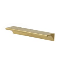 Tab 3-1/2" Center to Center Solid Brass Linear Surface Mount Cabinet Handle / Drawer Pull