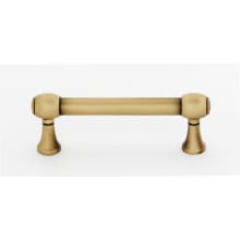 Royale 3" Center to Center Traditional Solid Brass Cabinet Handle / Drawer Pull