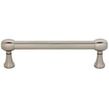 Royale 4" Center to Center Solid Brass Traditional Cabinet Handle / Drawer Pull