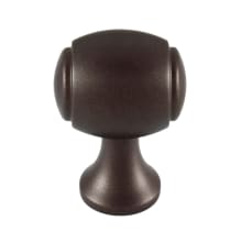 Royale 3/4" Estate Traditional Solid Brass Oval Cabinet Knob / Drawer Knob