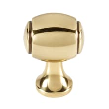 Royale 3/4" Estate Traditional Solid Brass Oval Cabinet Knob / Drawer Knob