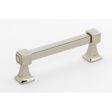 Cube 3-1/2" Center to Center Modern Square Solid Brass Cabinet Handle / Drawer Pull