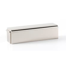 Cube 3-3/8 Inch Long Finger Cabinet Pull