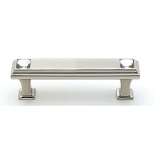 Crystal Series 3 Inch Center to Center Luxury Decorative Bar Cabinet Pull with Swarovski Crystals