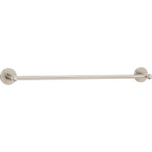 18 Inch Wide Single Towel Bar from the Contemporary I Crystal Collection