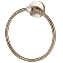6 Inch Towel Ring from the Contemporary I Crystal Collection
