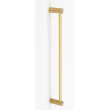 Contemporary Bling 12" Center to Center Luxury Solid Brass Appliance Handle with Crystal Accents