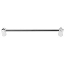 Contemporary Glam 8" Center to Center Luxury Solid Brass Appliance Handle Pull with Crystal Accents