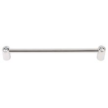 Contemporary Glam 8" Center to Center Luxury Solid Brass Appliance Handle Pull with Crystal Accents