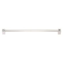 Contemporary Crystal 12" Center to Center Solid Brass Appliance Pull Handle with Swarovski Crystals
