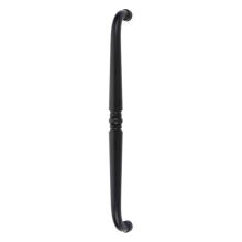 Traditional 18" Center to Center Solid Brass Single Knuckle Appliance Handle / Appliance Pull