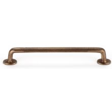 Sierra Rustic Industrial 10" Center to Center 12" Long Pipe Style Solid Bronze Appliance Handle Appliance Pull