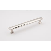 Cloud 8" Inch Center to Center 9-1/4" Long Contemporary Solid Brass Appliance Handle / Appliance Pull